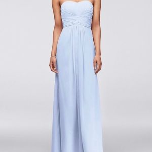 David’s Bridal Bridesmaid Dress - Ice Blue